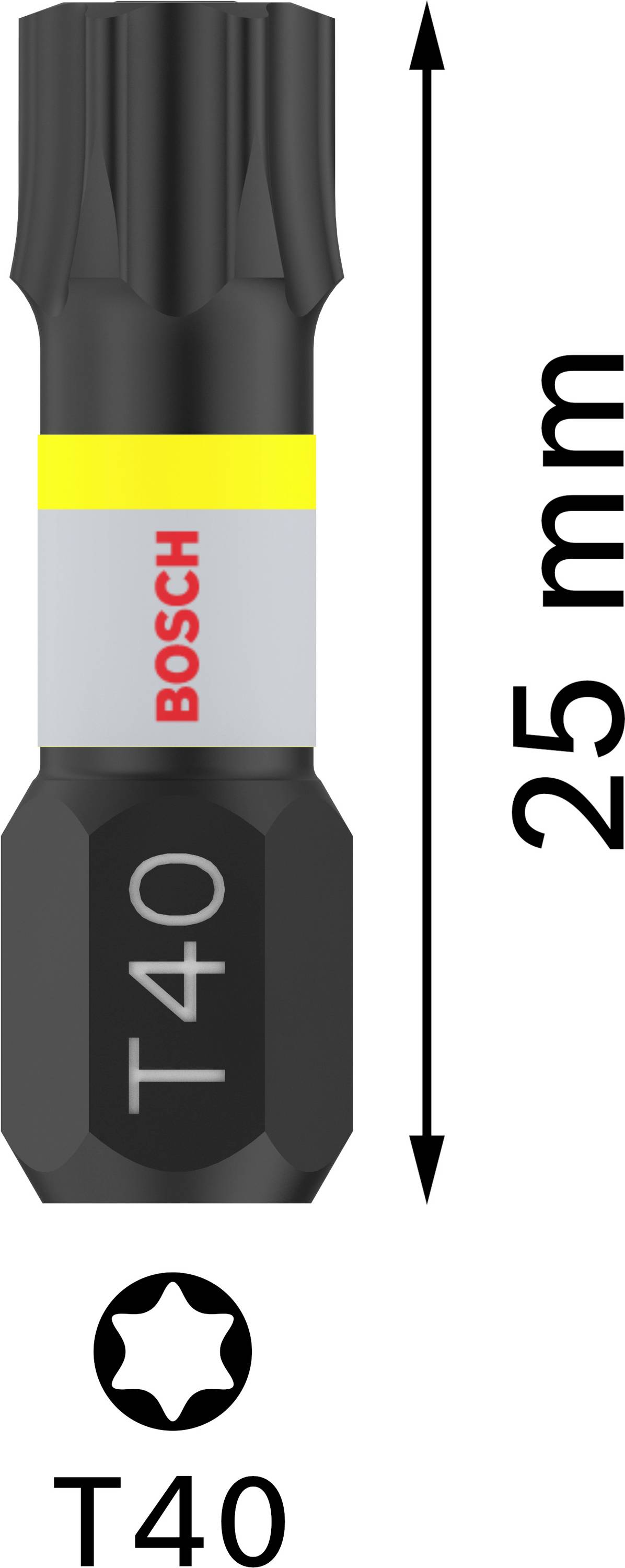 Bosch Accessories 2608522478 Sechsrund-Bit 2teilig T-Profil