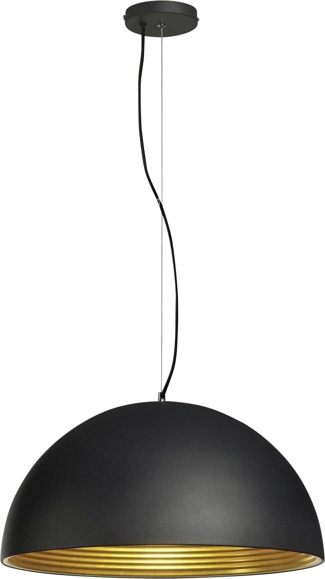 SLV 155930 FORCHINI M 50 Deckenleuchte E27 Schwarz, Gold