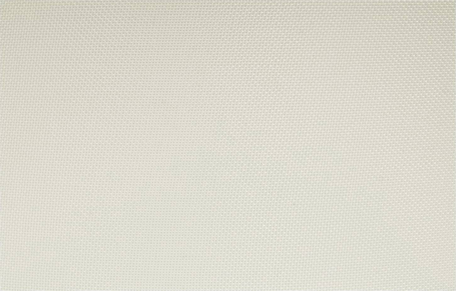 Eine Nahaufnahme einer strukturierten, cremefarbenen Leinwand ohne sichtbare Muster oder Details.