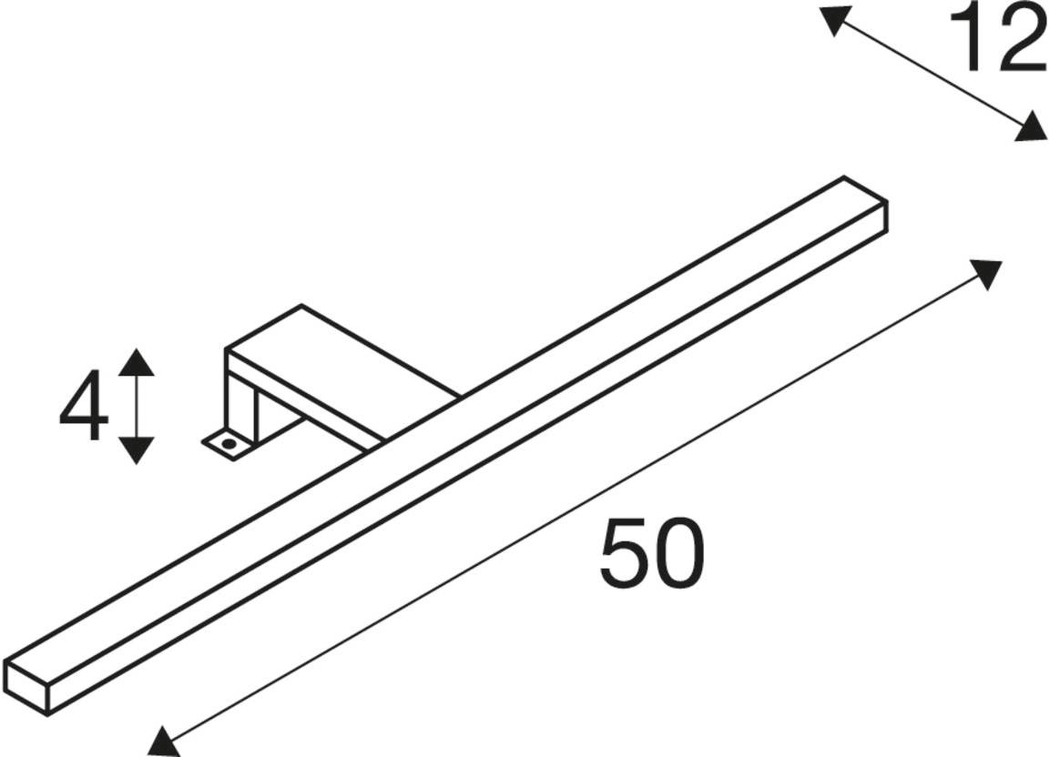 SLV DORISA 50 1000780 Spiegelleuchte Neutralweiß