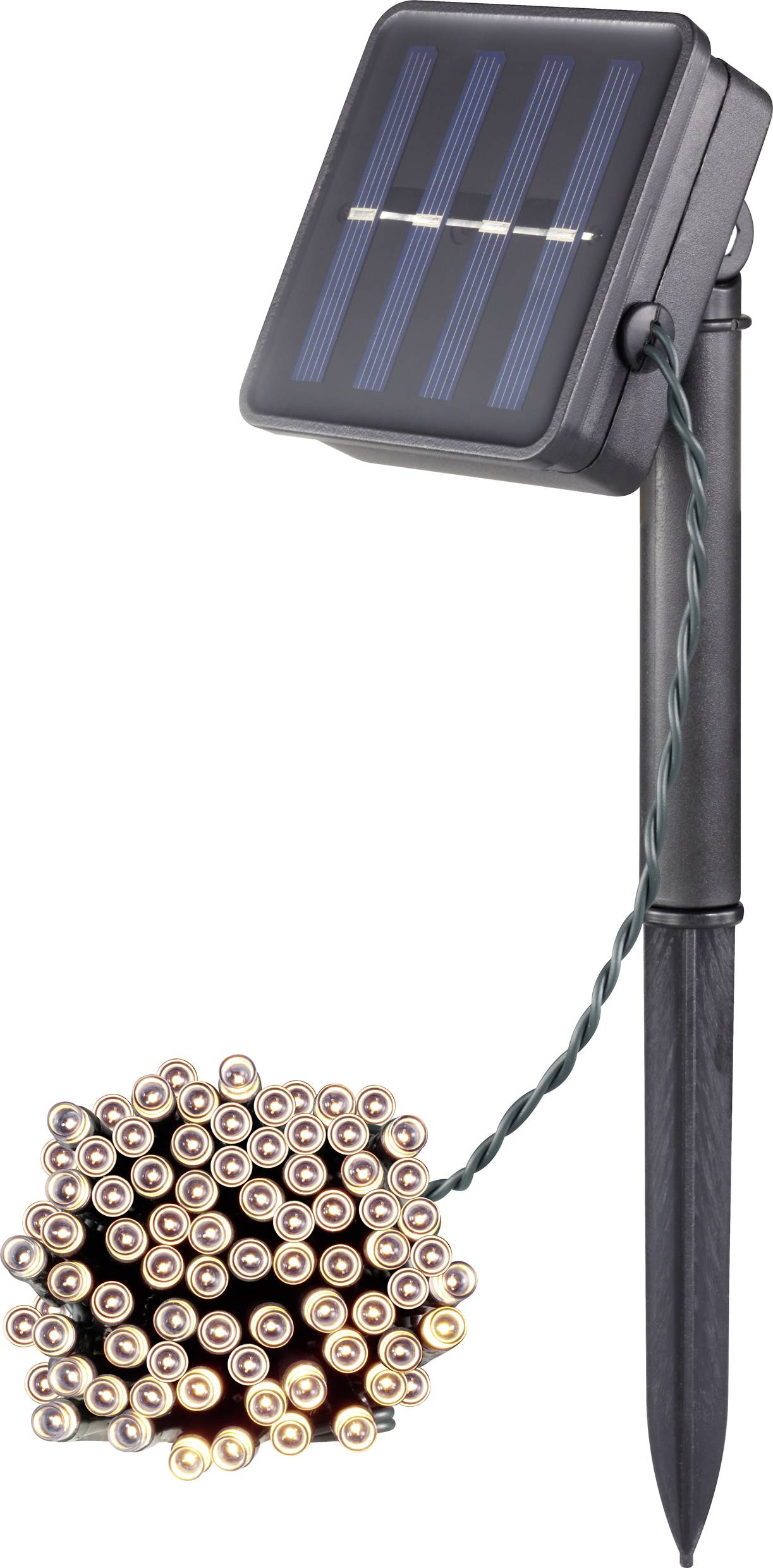 WS-SL02 100L Solar-Lichterkette LED 0.3 W Grün