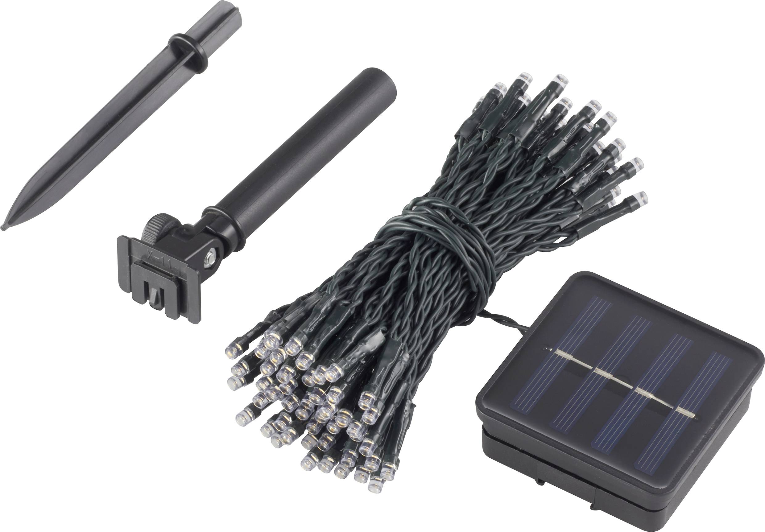 WS-SL02 100L Solar-Lichterkette LED 0.3 W Grün