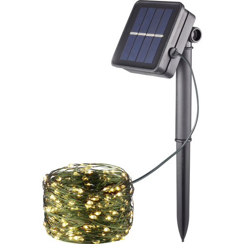 Solar-Lichterkette WS-SL05 200L LED 0.6 W Warmweiß Grün