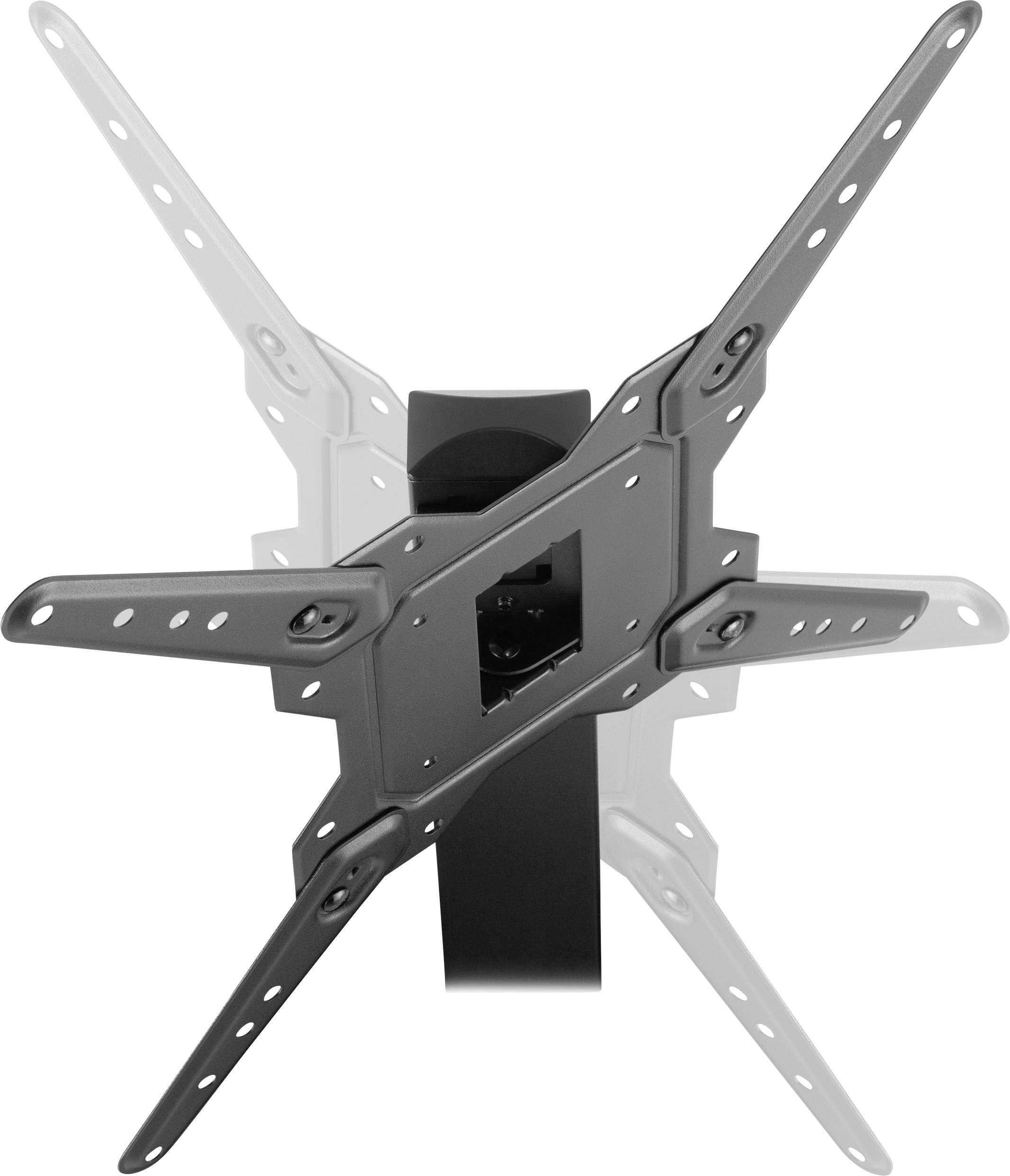 SpeaKa Professional SP-TVS-150 TV-Tischhalterung Höhenverstellbar 58,4cm (23") - 139,7cm (55") Stand, Neigbar+Schwenkbar