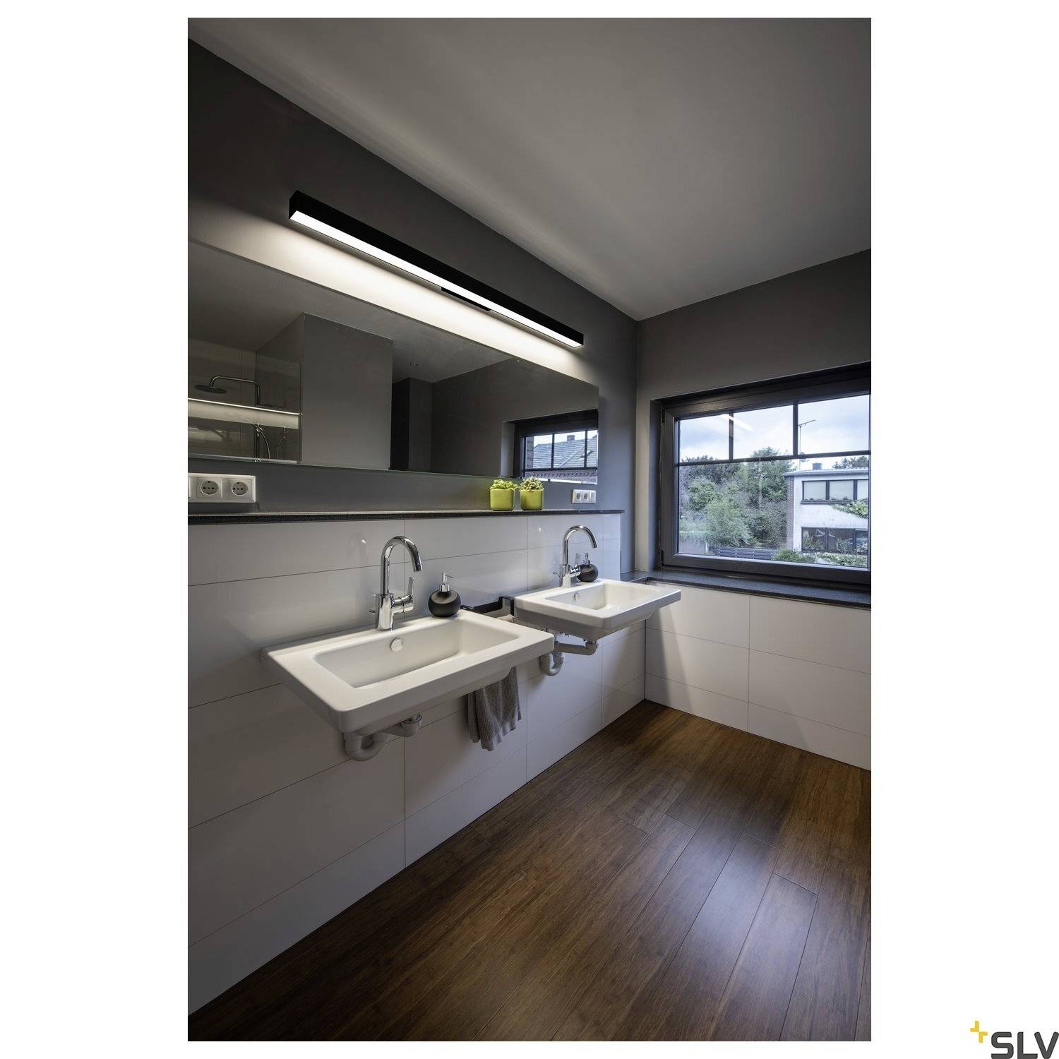 SLV Q-LINE ® 1000669 Wandleuchte Schwarz