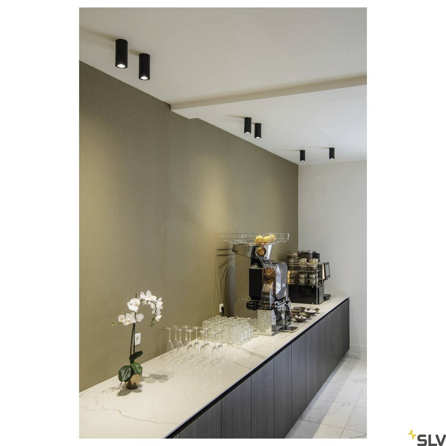 SLV 151810 ENOLA B Deckenleuchte GU10 Schwarz