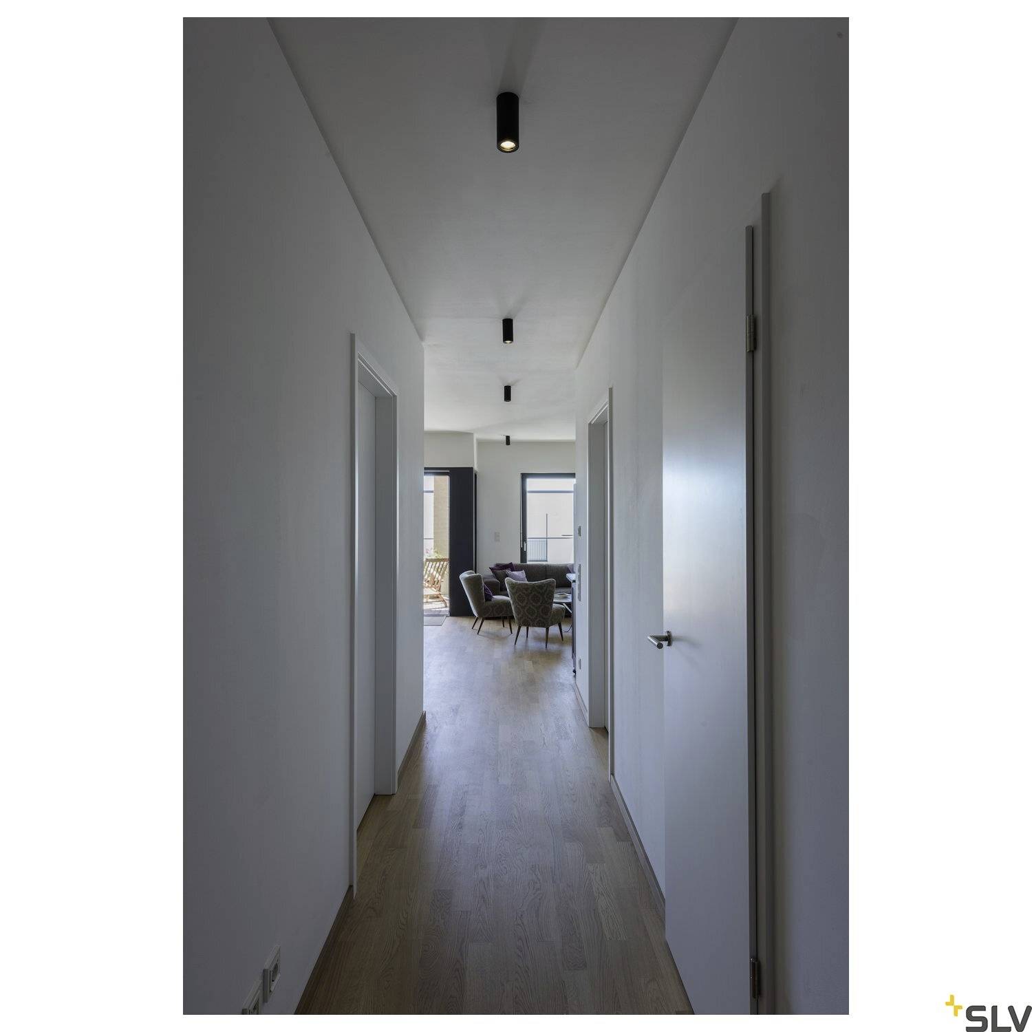 SLV 151810 ENOLA B Deckenleuchte GU10 Schwarz