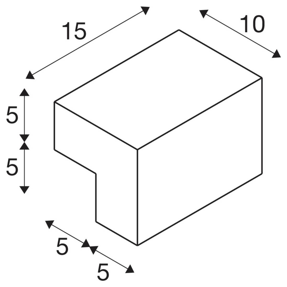 SLV L-LINE OUT 1003539 Außenwandleuchte LED fest eingebaut Anthrazit