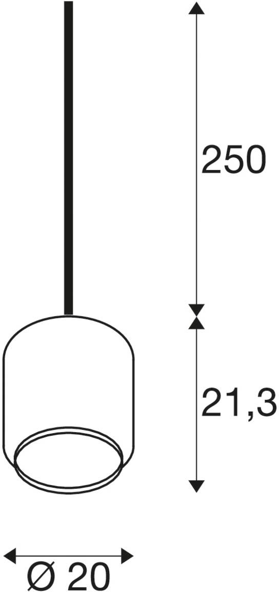 SLV PANTILO 20 1003005 Pendelleuchte LED fest eingebaut EEK: E (A - G) Kupfer