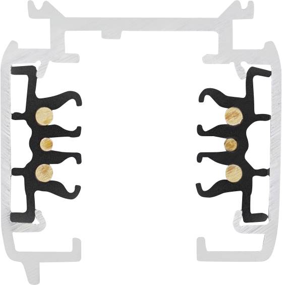 SLV 1002633 S-TRACK Aufbausystem-Komponente Schiene Schwarz