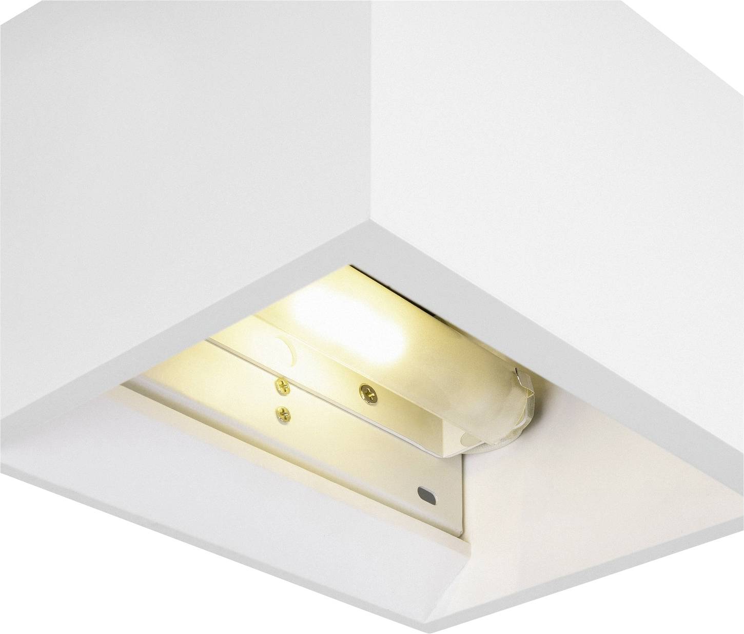 SLV 1002238 PLASTRA Wandleuchte LED fest eingebaut EEK: E (A - G) Weiß