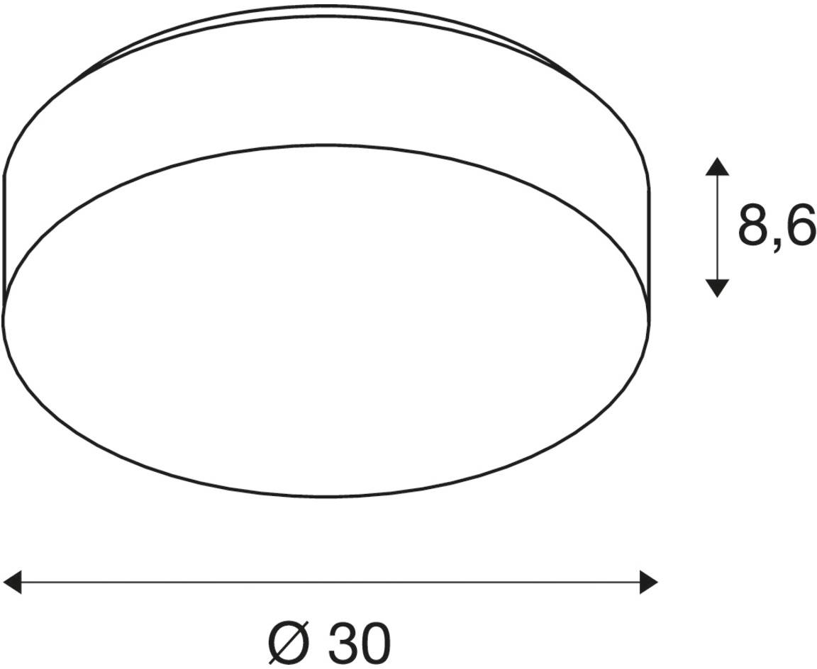 SLV LIPSY ® 30 1002075 Außenwandleuchte LED fest eingebaut Weiß