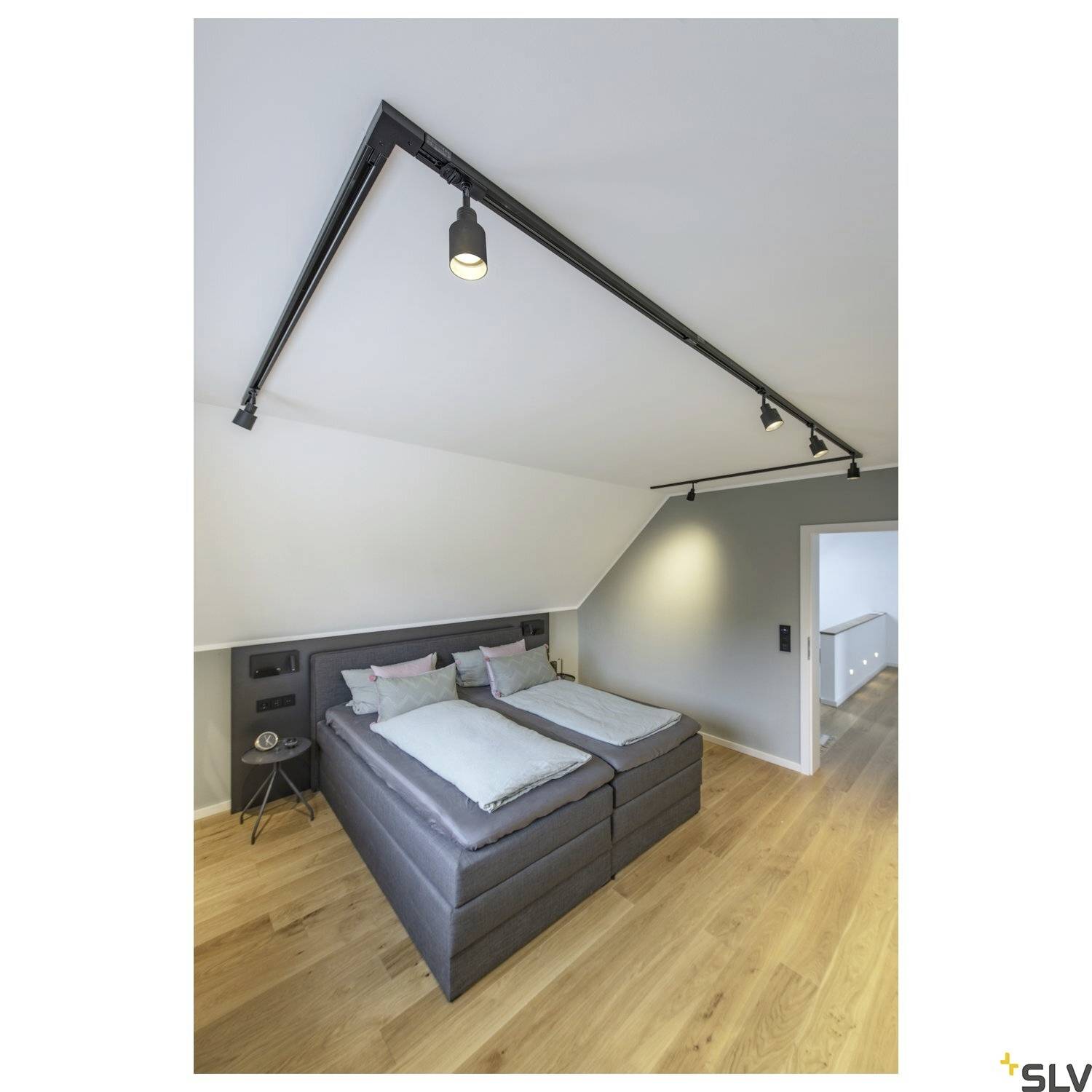 SLV PURI TRACK 1001868 Deckenstrahler GU10 Schwarz