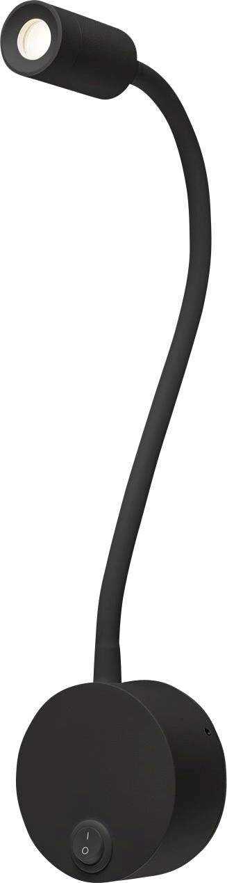 SLV DIO FLEX PLATE 1002431 Wandleuchte LED fest eingebaut 1.9W Schwarz