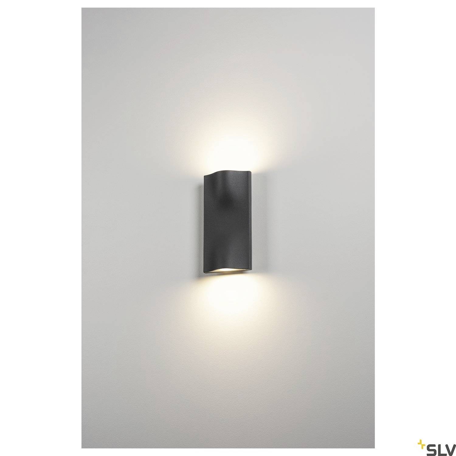 SLV VILUA 1002505 Außenwandleuchte LED fest eingebaut Anthrazit