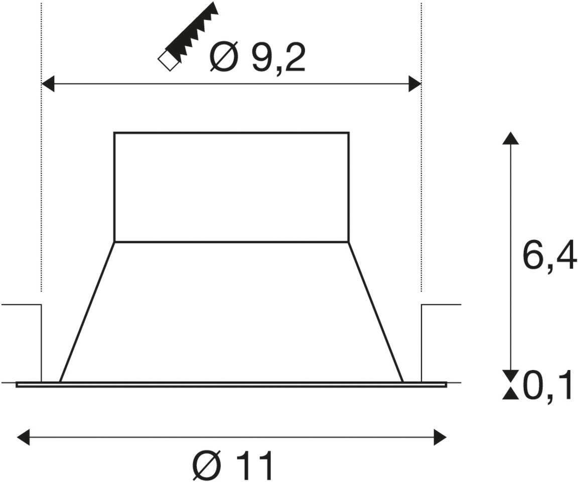 SLV 1001264 AKALO D83 Einbauleuchte