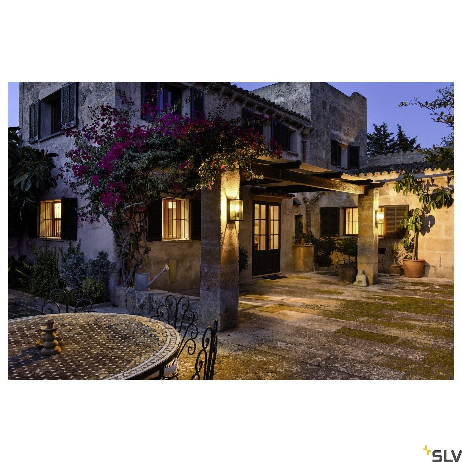 SLV QUADRULO SENSOR 1002402 Wandleuchte EEK: E (A - G) E27 Anthrazit