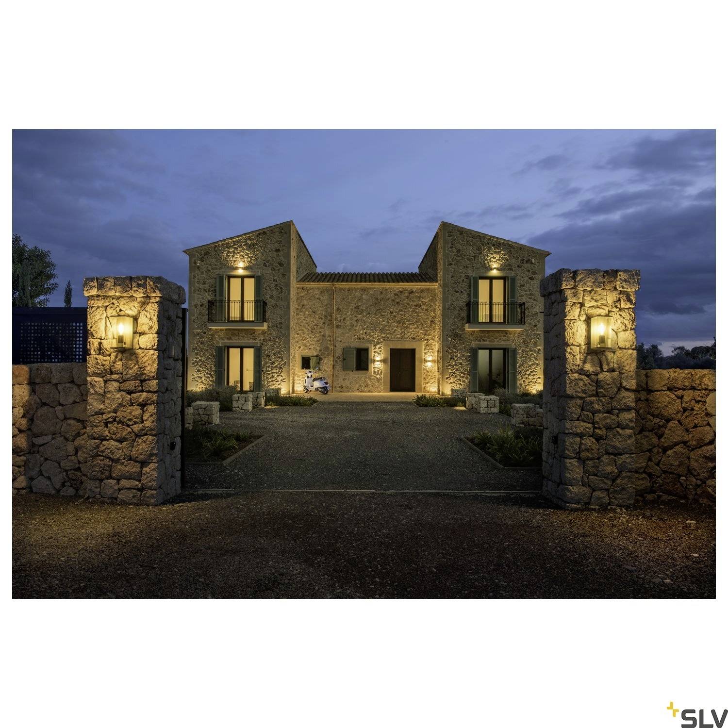 SLV QUADRULO SENSOR 1002402 Wandleuchte EEK: E (A - G) E27 Anthrazit