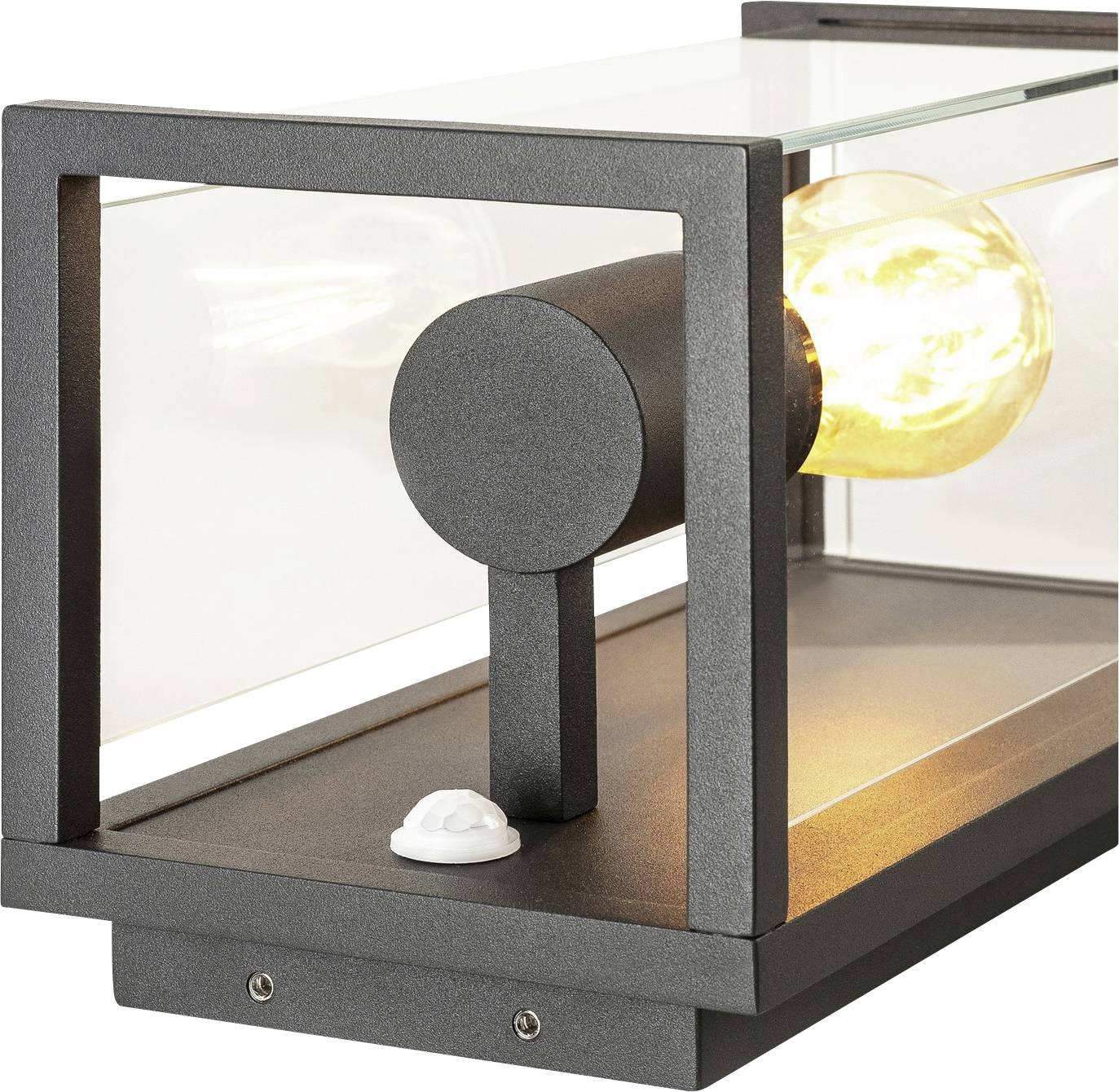 SLV QUADRULO SENSOR 1002402 Wandleuchte EEK: E (A - G) E27 Anthrazit