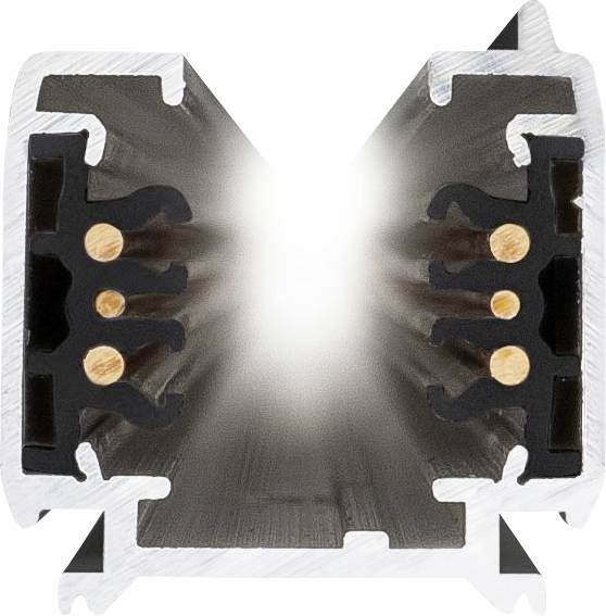 SLV 1002631 S-TRACK Aufbausystem-Komponente Schiene Schwarz