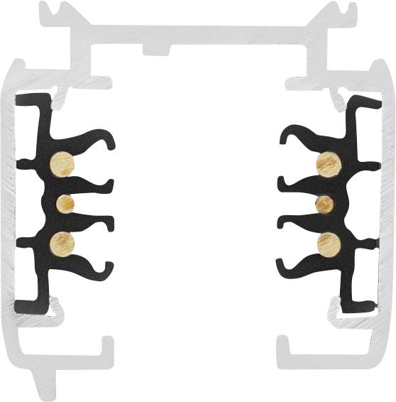 SLV 1002631 S-TRACK Aufbausystem-Komponente Schiene Schwarz