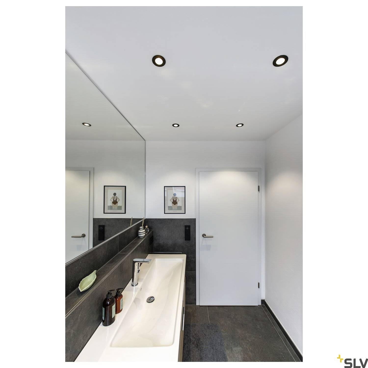 SLV PATTA-I 1002098 Außeneinbauleuchte LED fest eingebaut LED Schwarz