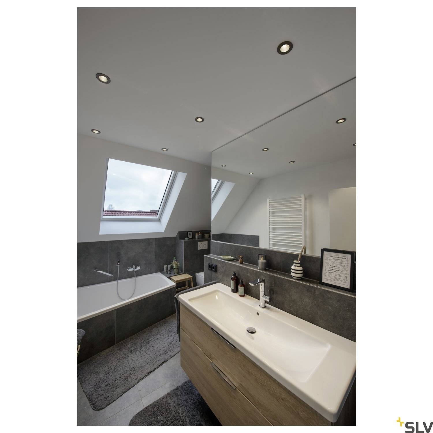 SLV PATTA-I 1002098 Außeneinbauleuchte LED fest eingebaut LED Schwarz