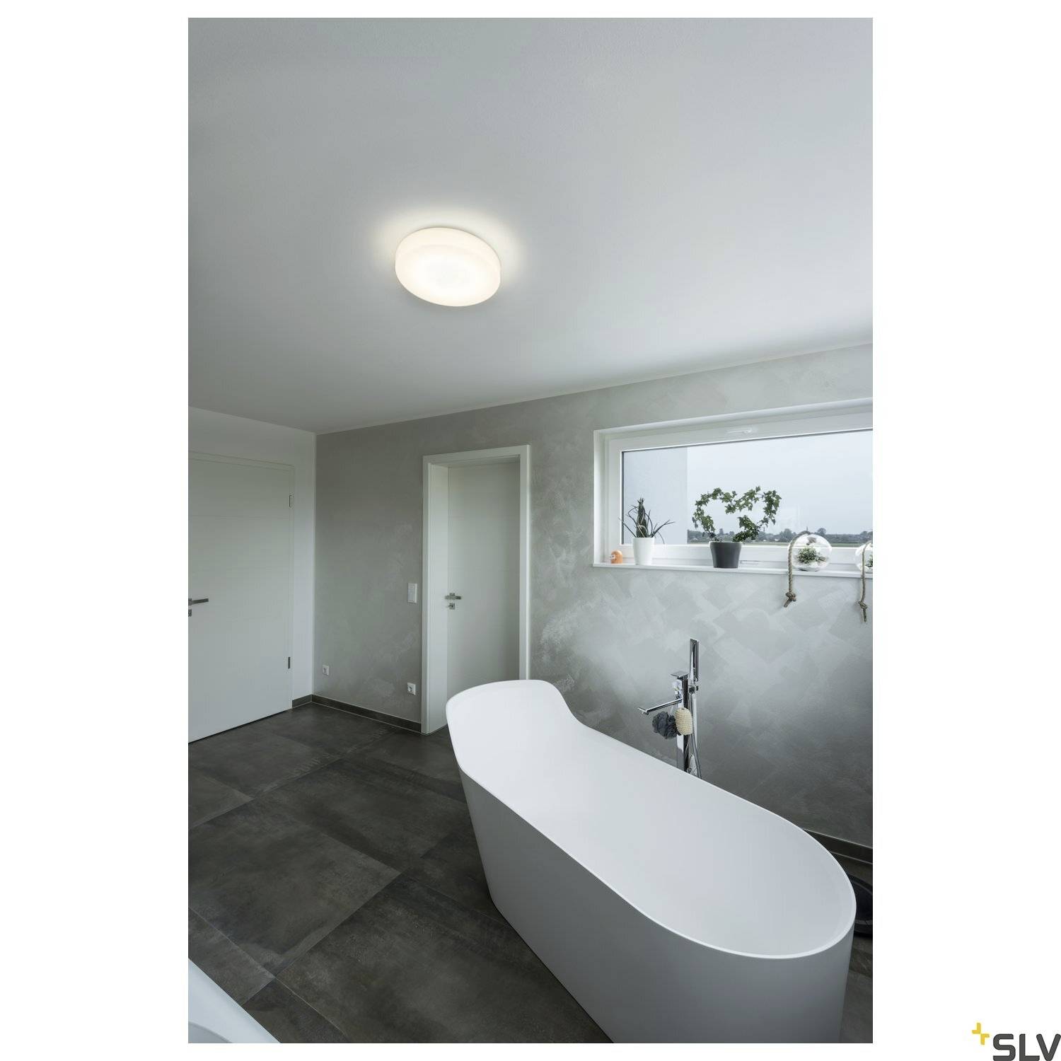 SLV LIPSY ® 40 1002076 Außenwandleuchte LED fest eingebaut Weiß