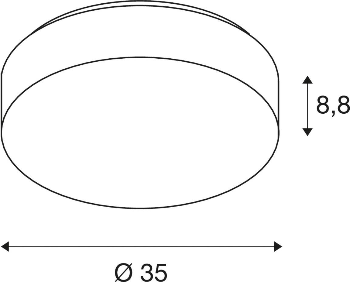 SLV LIPSY ® 40 1002076 Außenwandleuchte LED fest eingebaut Weiß