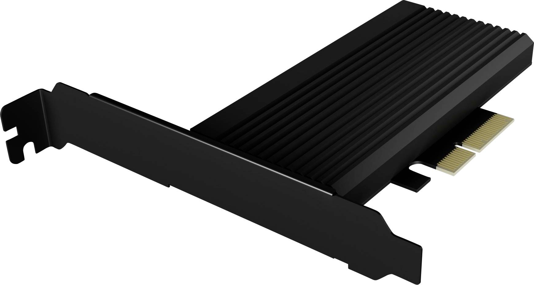 ICY BOX IB-PCI208-HS 1 Port M.2 Controller PCIe x4 Passend für (SSD): M.2 SATA SSD inkl. Low-Profil