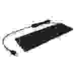 ICY BOX KSK-6031INEL-B Kabelgebunden Hygiene-Tastatur Deutsch, QWERTZ Schwarz Staubgeschützt, Spritzwassergeschützt, Beleuchtet