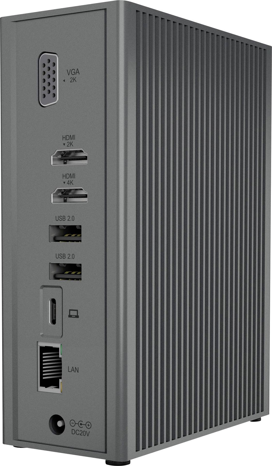 ICY BOX USB-C® Dockingstation IB-DK2262AC Passend für Marke Dockingstations: Universal