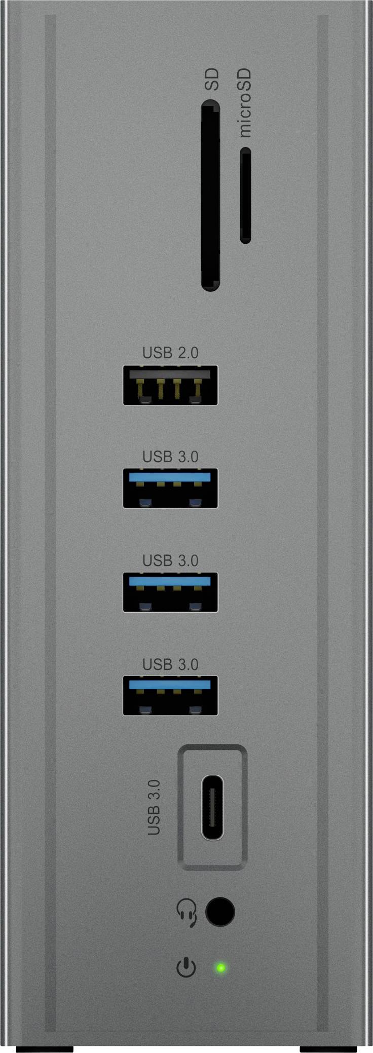 ICY BOX USB-C® Dockingstation IB-DK2262AC Passend für Marke Dockingstations: Universal
