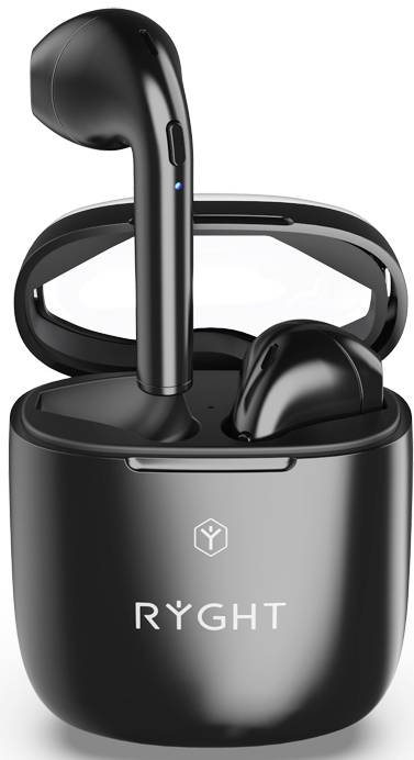 RYGHT DYPLO 2 In Ear Kopfhörer Bluetooth® Schwarz Headset