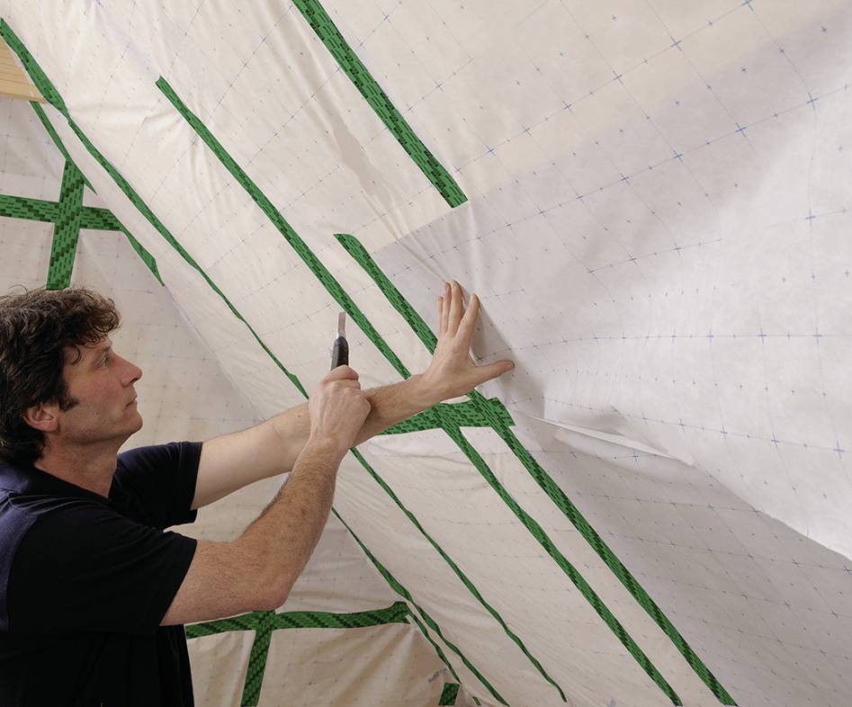 Tesa 60077 Dampfbremsen-Band Grün (L x B) 25m x 50mm 1St.