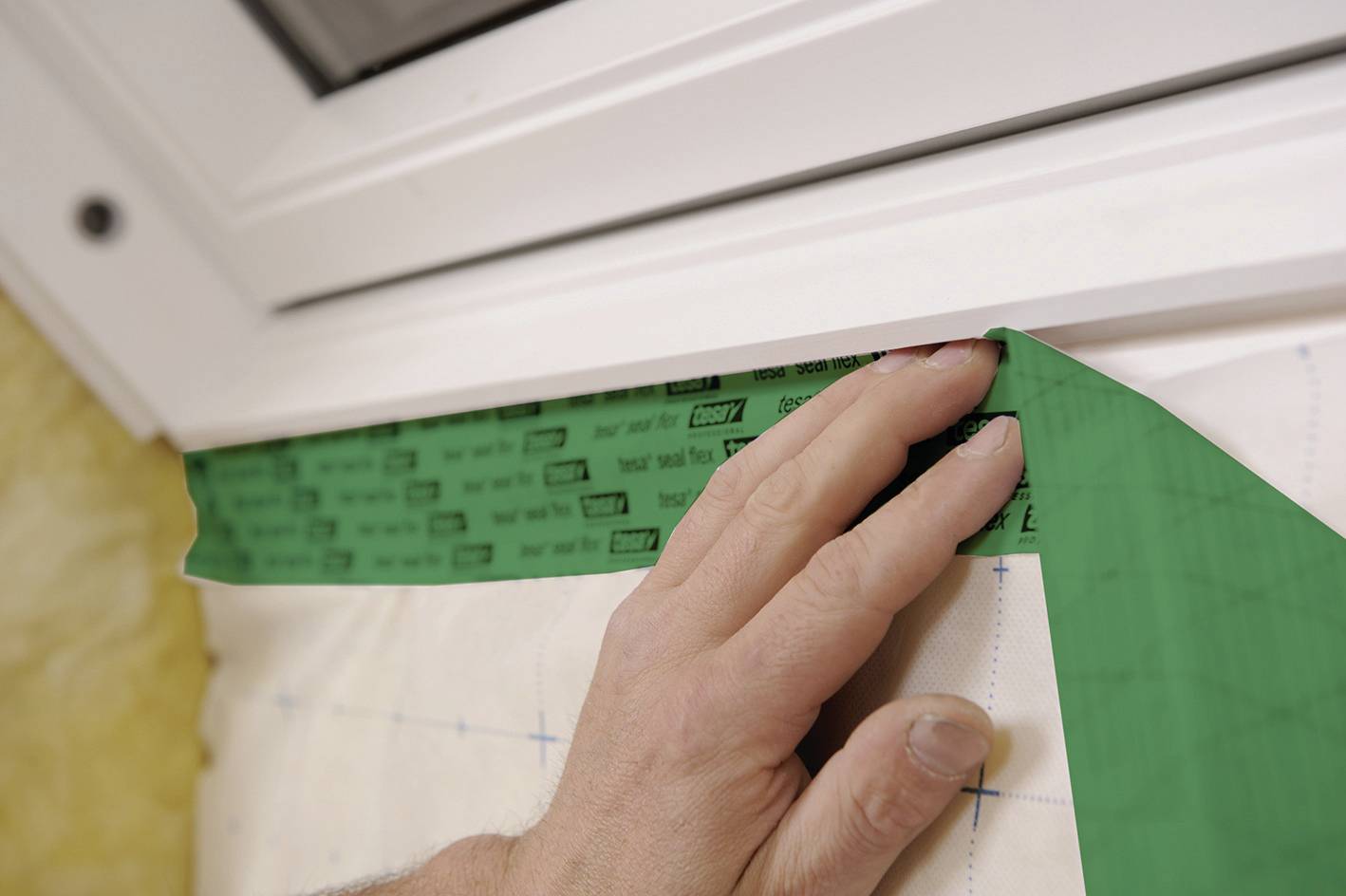 Tesa 60077 Dampfbremsen-Band Grün (L x B) 25m x 50mm 1St.