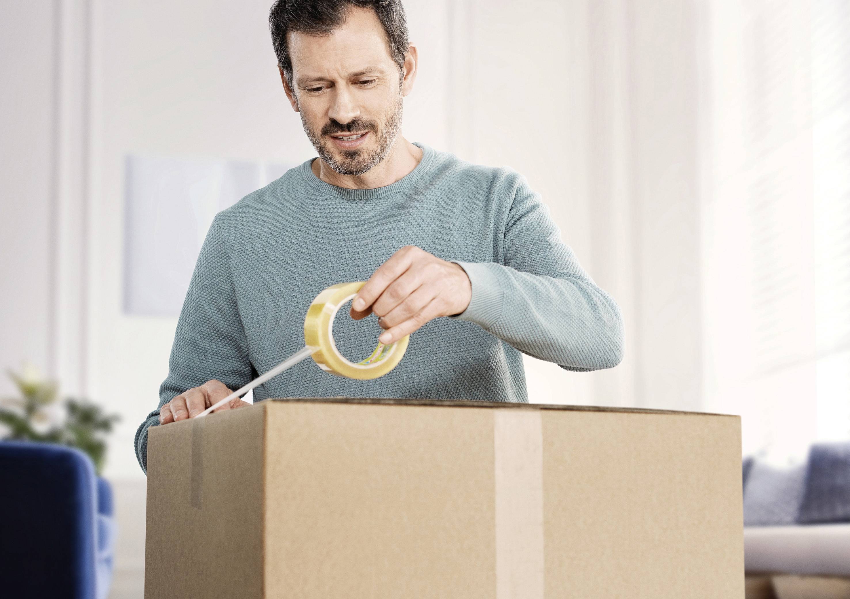 Tesa BIO & STRONG 58296 Packband Transparent (L x B) 66m x 50mm 1St.