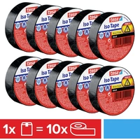 Tesa 56192 Isolierband Schwarz (L x B) 10m x 15mm 10St. Tesa 56192 Isolierband Schwarz (L x B) 10m x 15mm 10St.