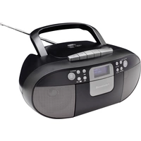 Soundmaster SCD7800SW Kassettenradio DAB+, UKW AUX, CD, Kassette, USB Weckfunktion Schwarz Soundmaster SCD7800SW Kassettenradio DAB+, UKW AUX, CD, Kassette, USB Weckfunktion Schwarz