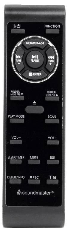 soundmaster MCD5550SW Stereoanlage AUX, Bluetooth®, CD, DAB+, Kassette, Plattenspieler, Radiorecorder, UKW, USB, Aufnahmefunktion, Inkl