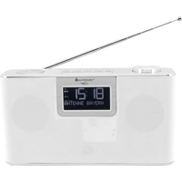 Soundmaster DAB700WE Tischradio DAB+, UKW AUX, Bluetooth®, SD, USB Freisprechfunktion, Inkl. Mikrofon, Weckfunktion Weiß Soundmaster DAB700WE Tischradio DAB+, UKW AUX, Bluetooth®, SD, USB Freisprechfunktion, Inkl. Mikrofon, Weckfunktion Weiß