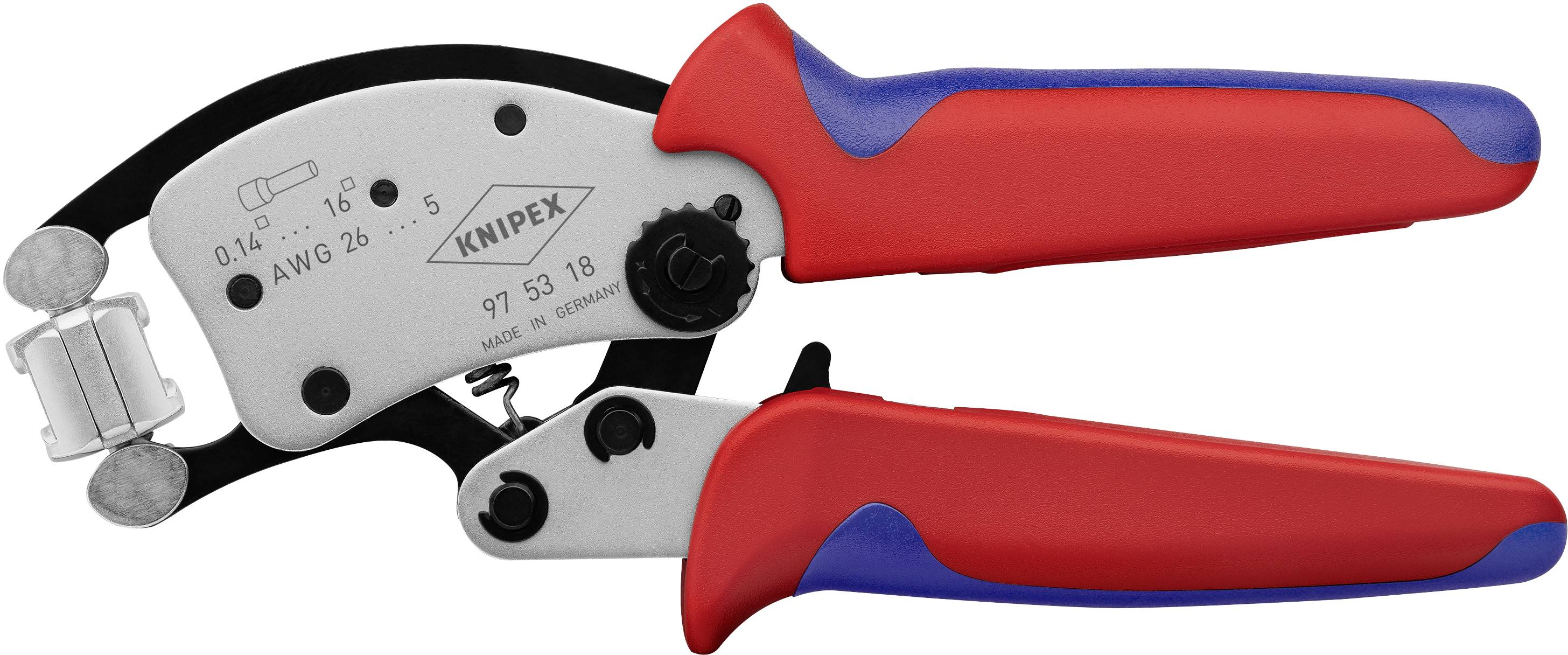 Knipex Twistor®16 97 53 18 SB Crimpzange 0.14 bis 16 mm²