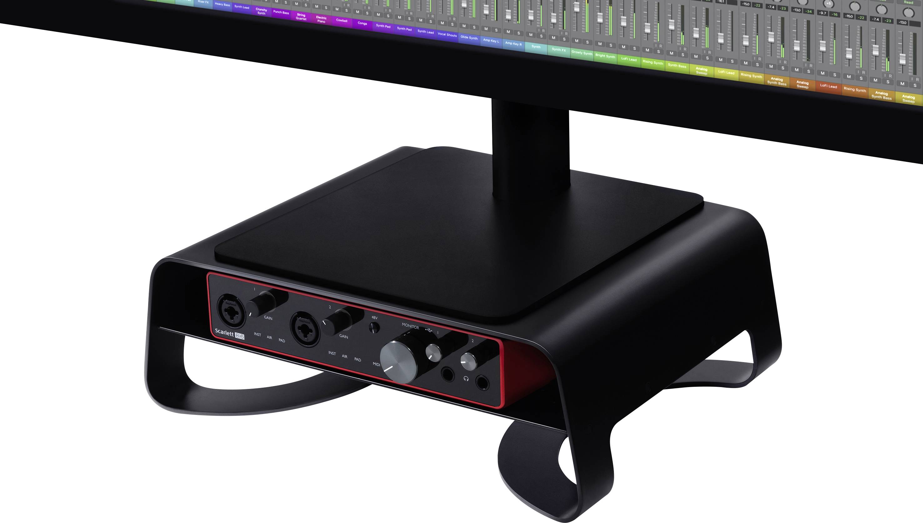 Twelve South Curve Riser Monitor-Erhöhung Höhen-Bereich: 10.8cm (max) Schwarz