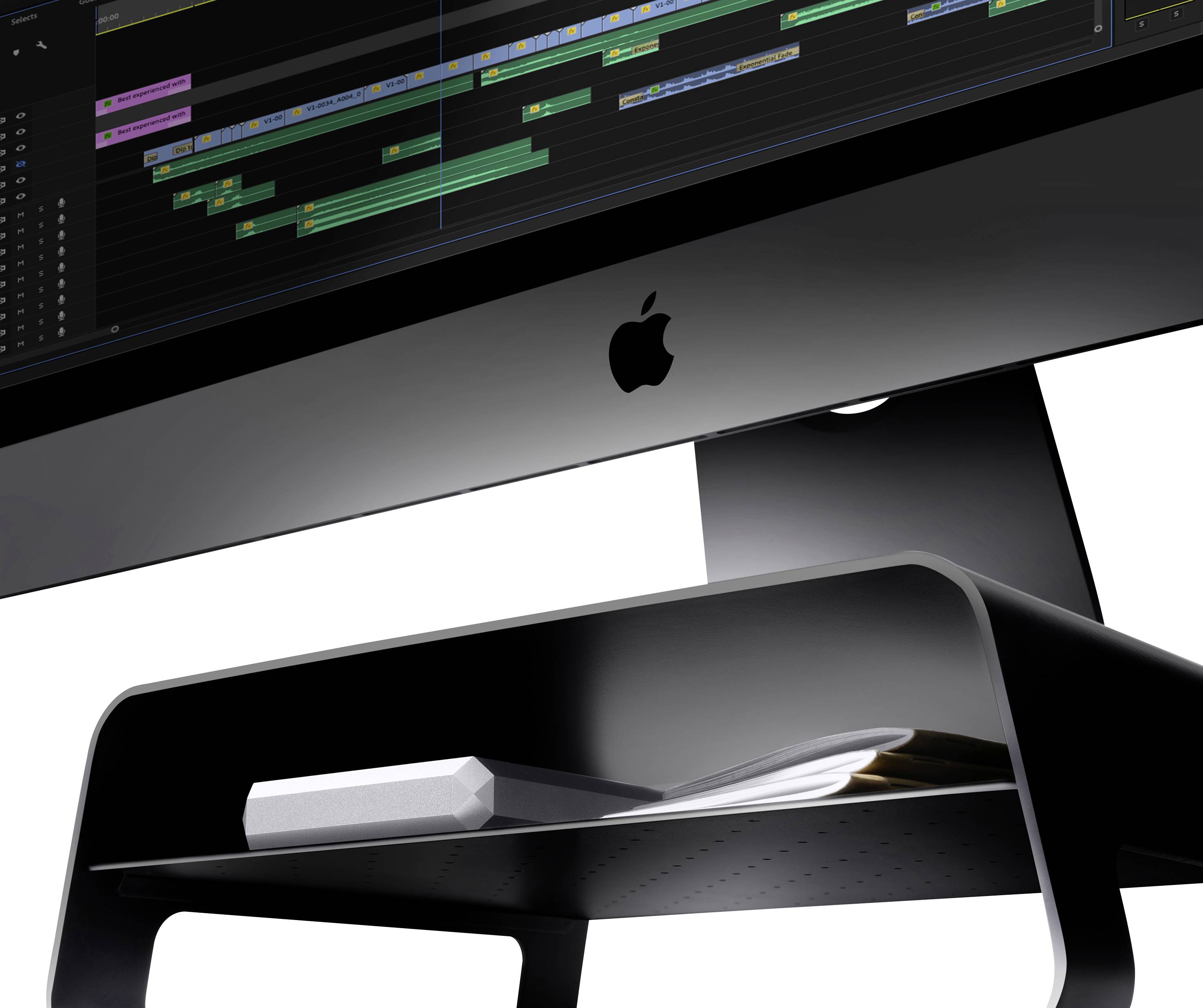 Twelve South Curve Riser Monitor-Erhöhung Höhen-Bereich: 10.8cm (max) Schwarz