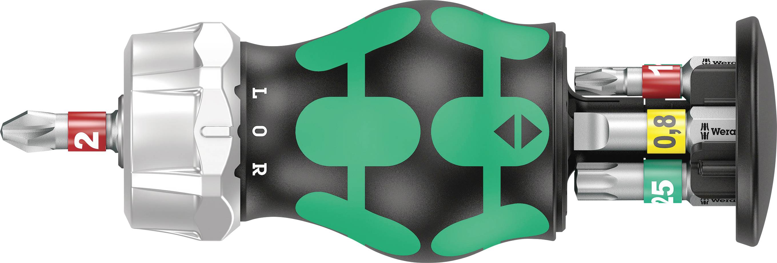 Wera Kraftform Kompakt Stubby Magazin RA 1 Bit-Set