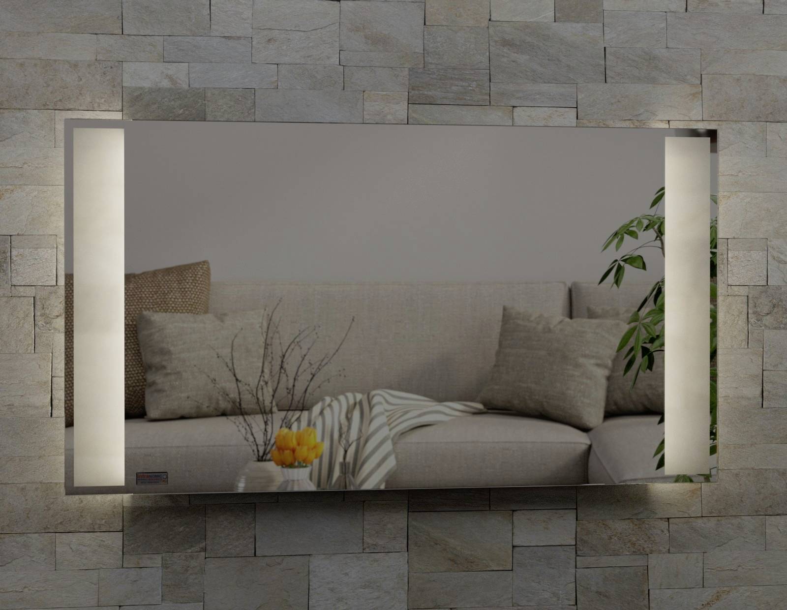 Infranomic GHE-S-SL-146-LED Infrarotheizung 700 W 13 m² Titan