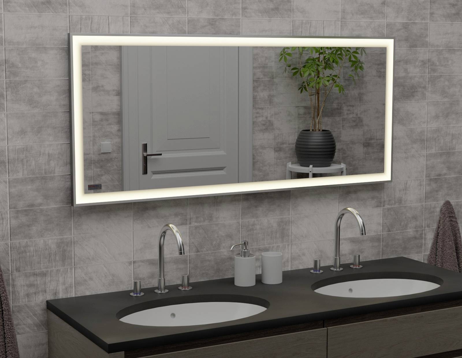 Infranomic GHE-S-M10-126-LED Infrarotheizung 700 W 16 m² Titan