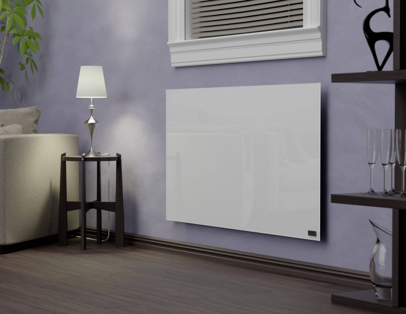 Infranomic GHE-S-SL-123 Infrarotheizung 320 W 7 m² Silber