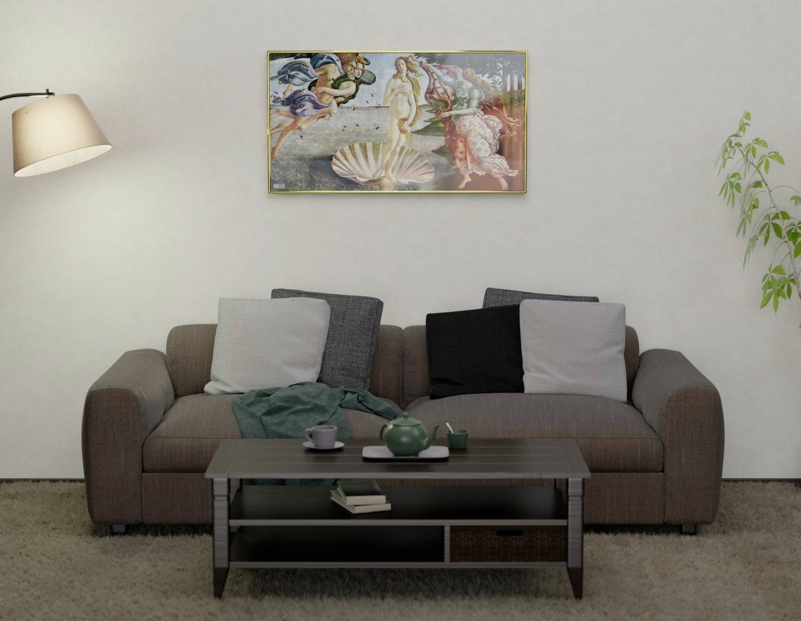 Infranomic GHE-P-M10-126 Infrarotheizung 700 W 18 m² Weiß