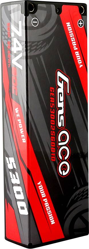 Gens ace Modellbau-Akkupack (LiPo) 7.4 V 5300 mAh Hardcase T-Stecksystem